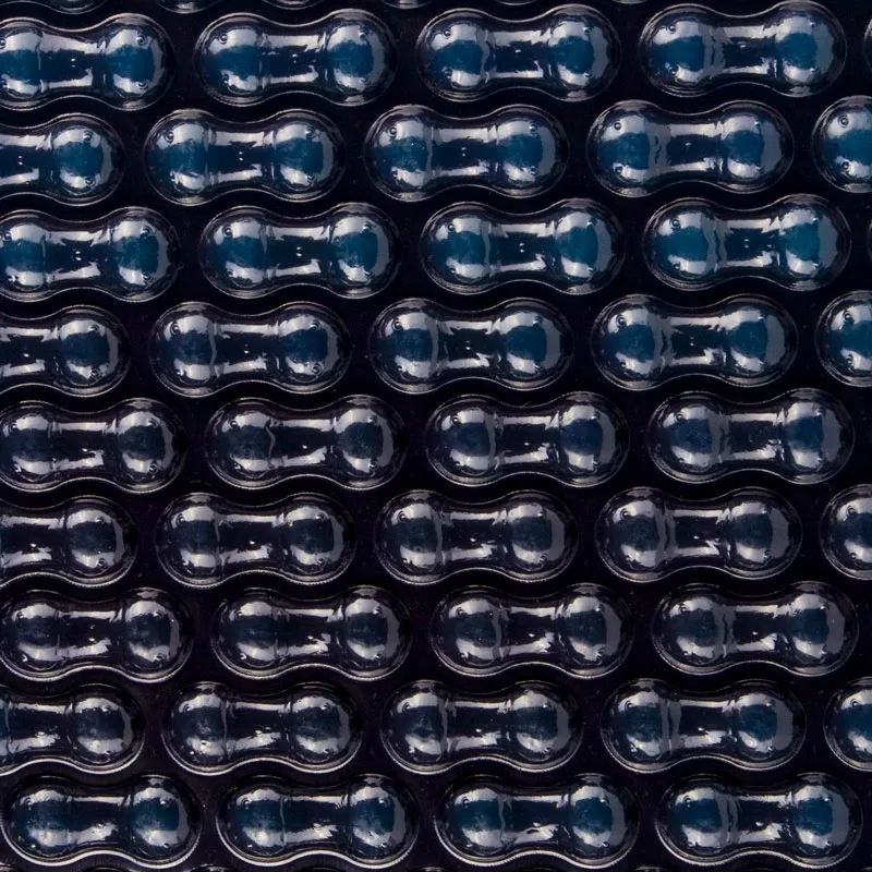 Solarfolie 3,50 x 7,40 m Oval Midnight/Blue 500 GeoBubble