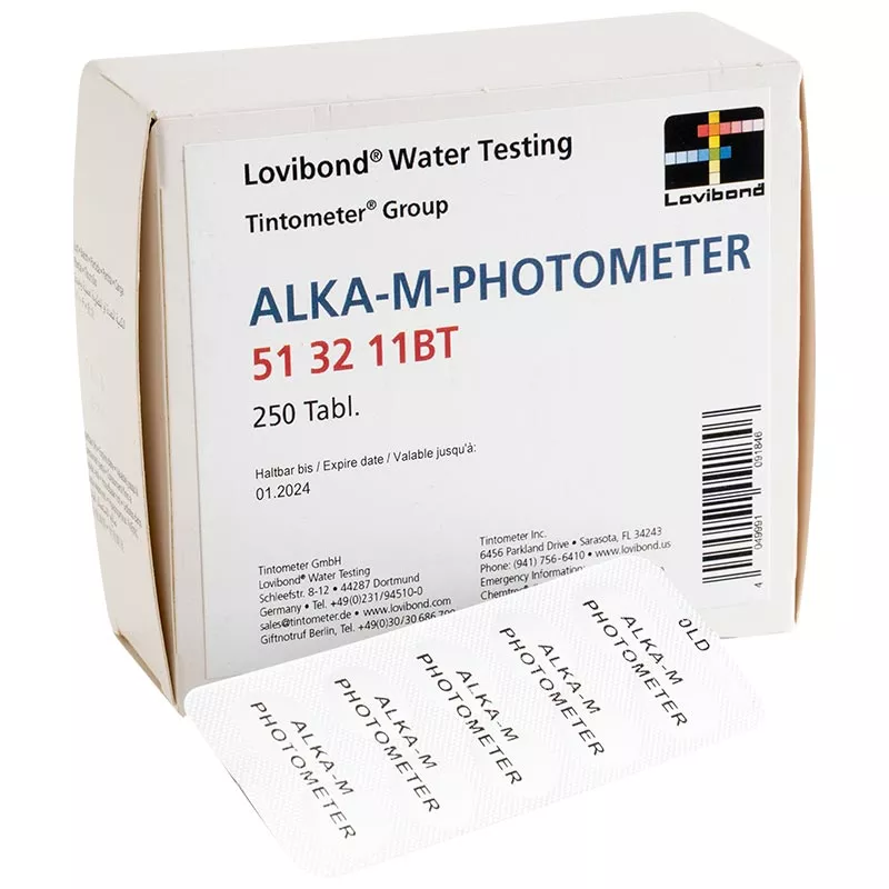 Alkalinity-M Testtabletten für Scuba, Checkit & Photometer - 250 Stk
