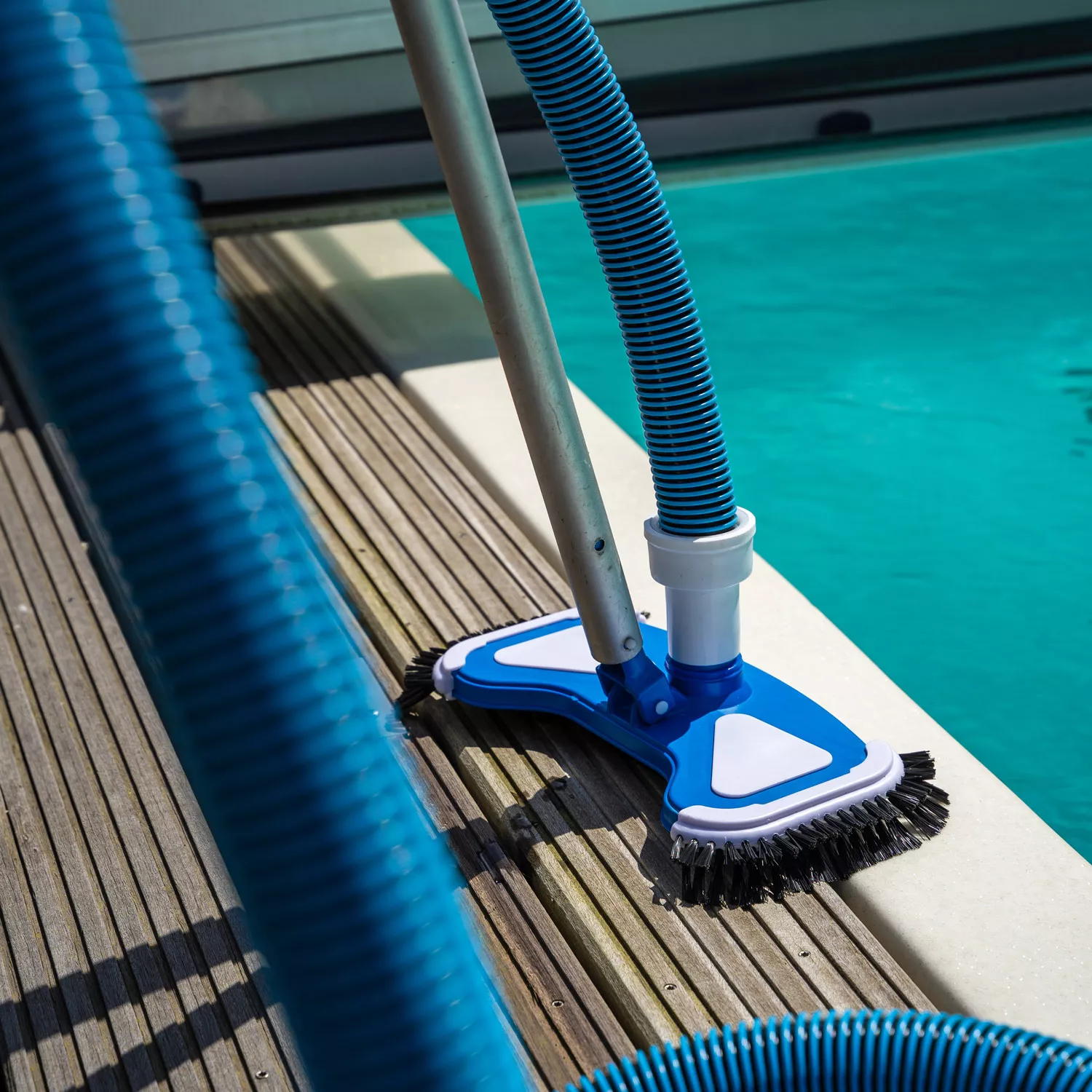 Poolsauger Set XL mit 12 m Saugschlauch 