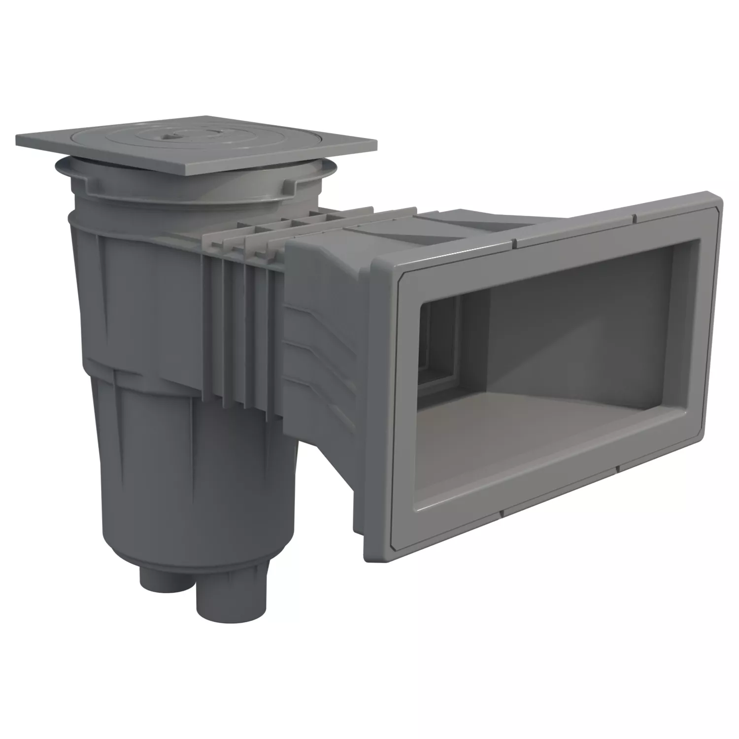 Astral ABS Breitmaulskimmer 17,5 l hellgrau Folien/ Fertigbecken