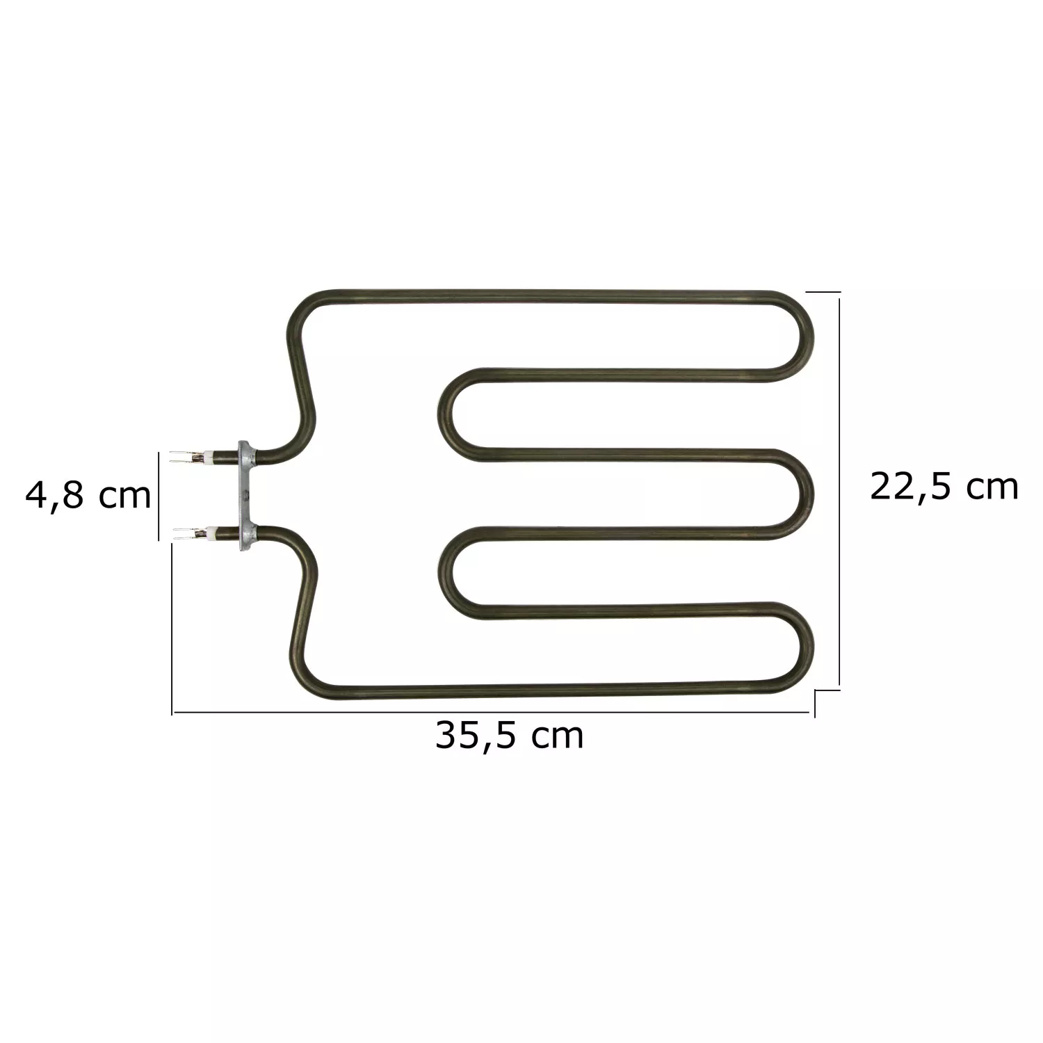 heizstab-1150-watt-sawo-mini-abmessungen Heizstab 1150 Watt MN115 f. Sawo Saunaofen Mini / MiniX - Sonderposten