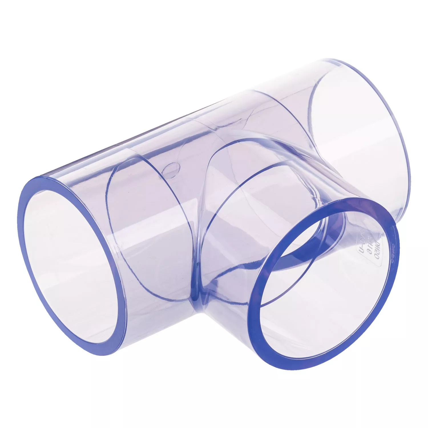 pvc-t-stueck-90-grad-transparent PVC T-Stück 90 Grad transparent - d 50 mm
