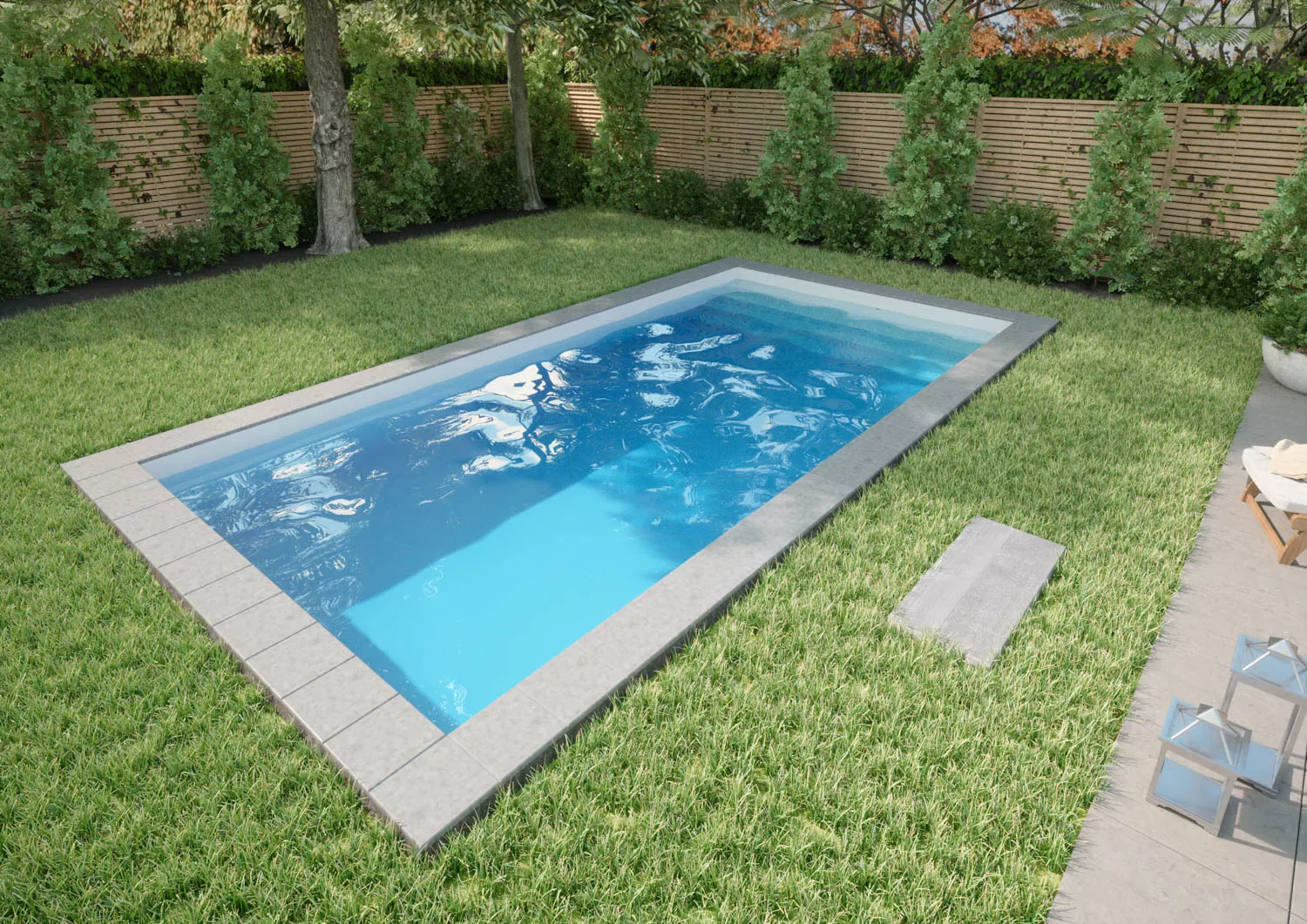 Isotherm-Pool_weiss_mit_Treppe_Colossos_2 Isotherm-Pool weiß mit Treppe Colossos - 300 x 600 x 150 cm