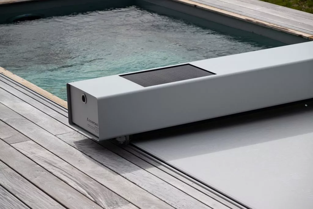 Coverseal elektrische Poolabdeckung - Tiefschwarz - 500 cm x 300 cm - ohne Montage
