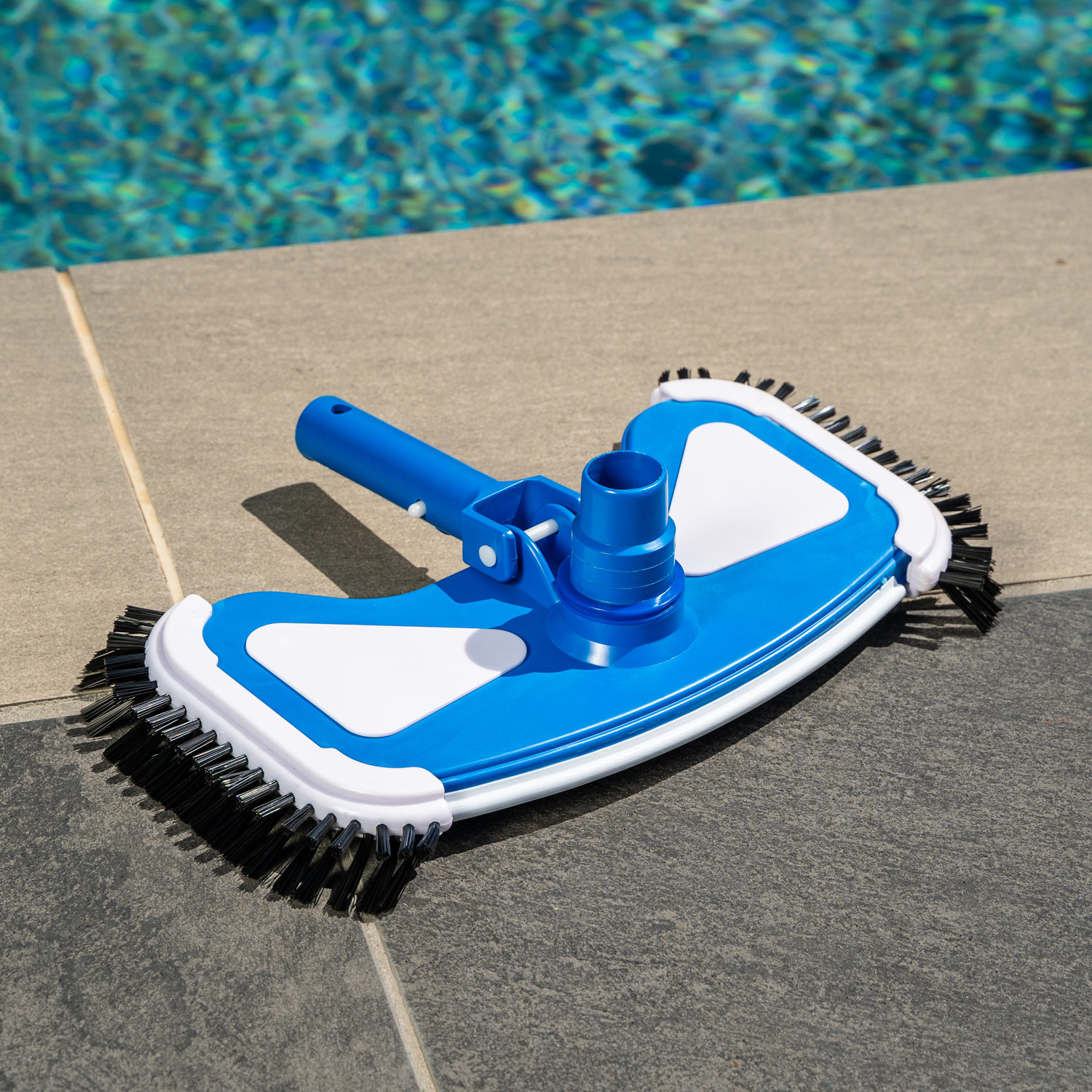 Astral Pool Ovaler Bodensauger Mit Sauganschluss 32/38 Mm & Seitlichen Bürsten – Einfache Poolreinigung