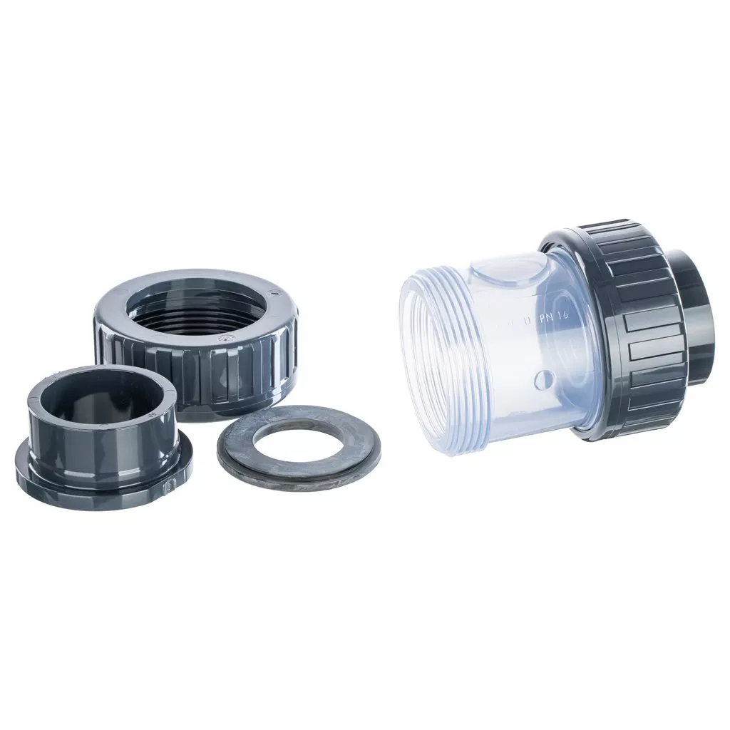 PVC Sichtglas d 50 mm Klarsichtstrecke 