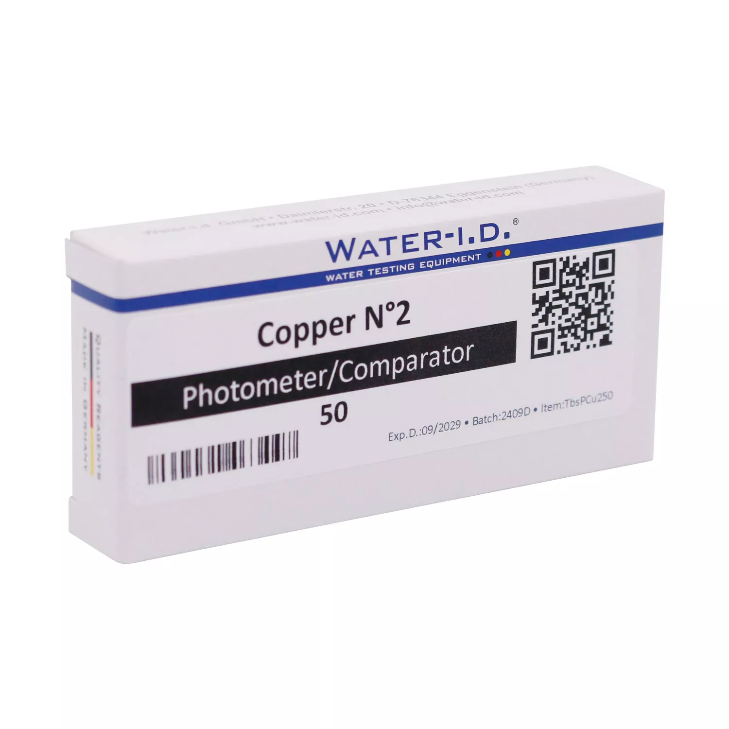 Kupfer No. 2 Testtabletten für Poollab