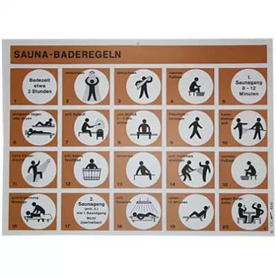 Baderegeltafel 290 x 210 mm 