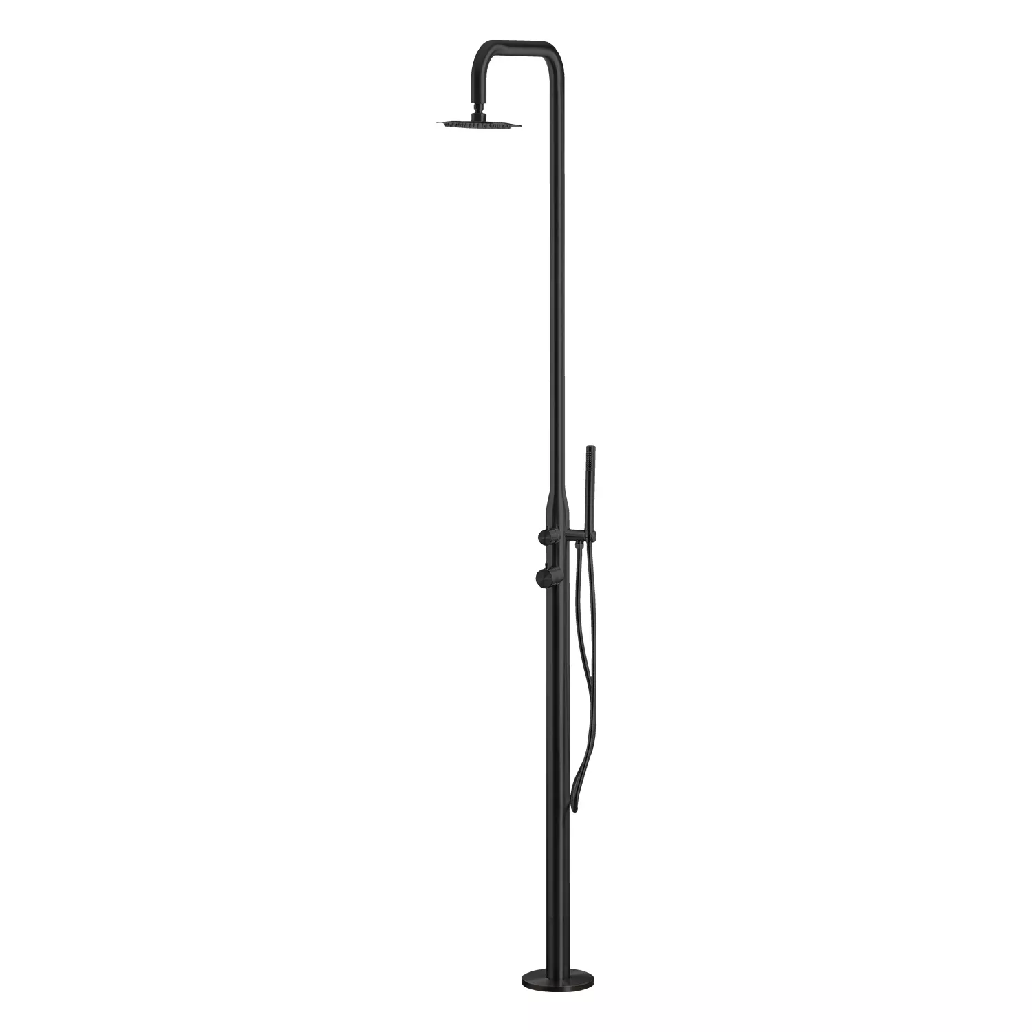 Ideal Gartendusche Juist schwarz