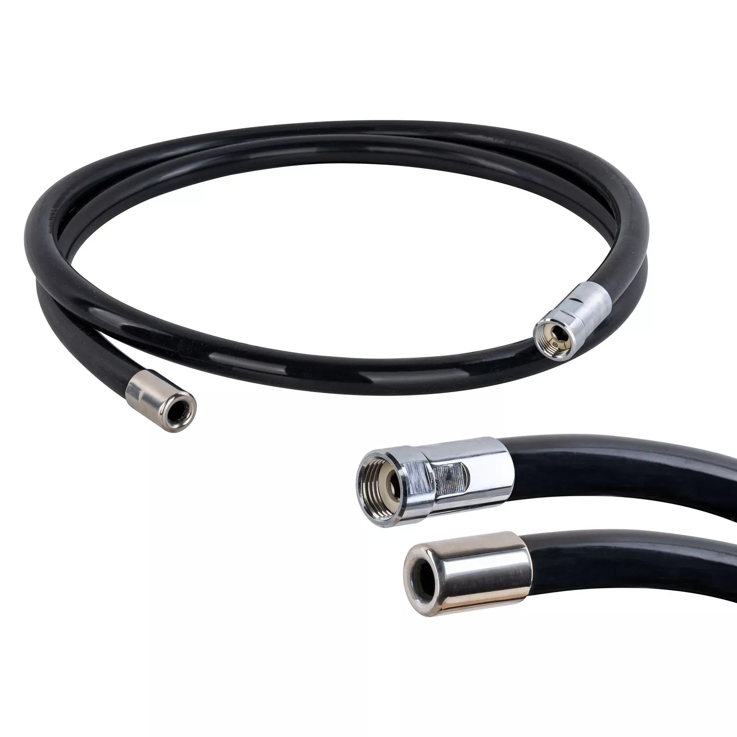 Knauss Kneippschlauch schwarz Vollstrahlhülse - 2m