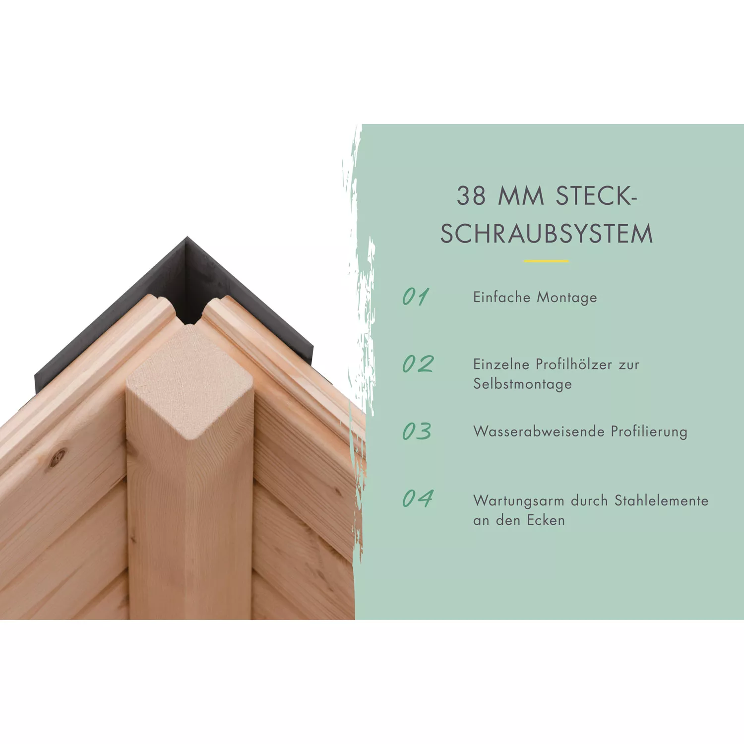 karibu-gartenhaus-metall-steck-schraubsystem Karibu Gartenhaus Saturn A graualuminium