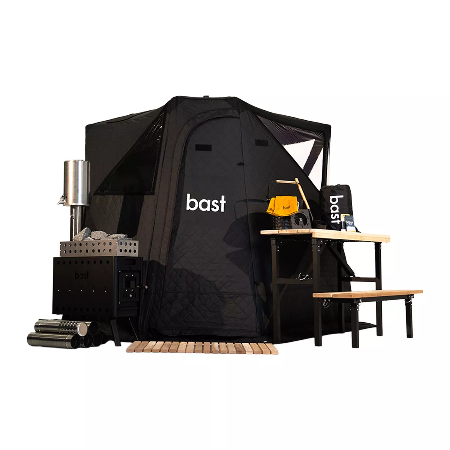 Bast Näver Deluxe Saunazelt