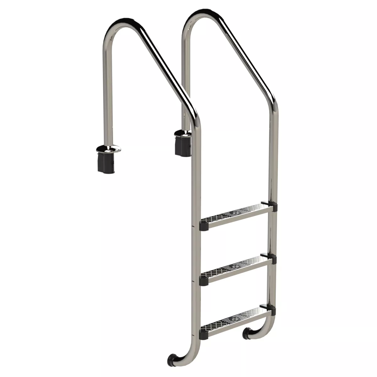 Ideal Poolleiter Edelstahl weiter Holm