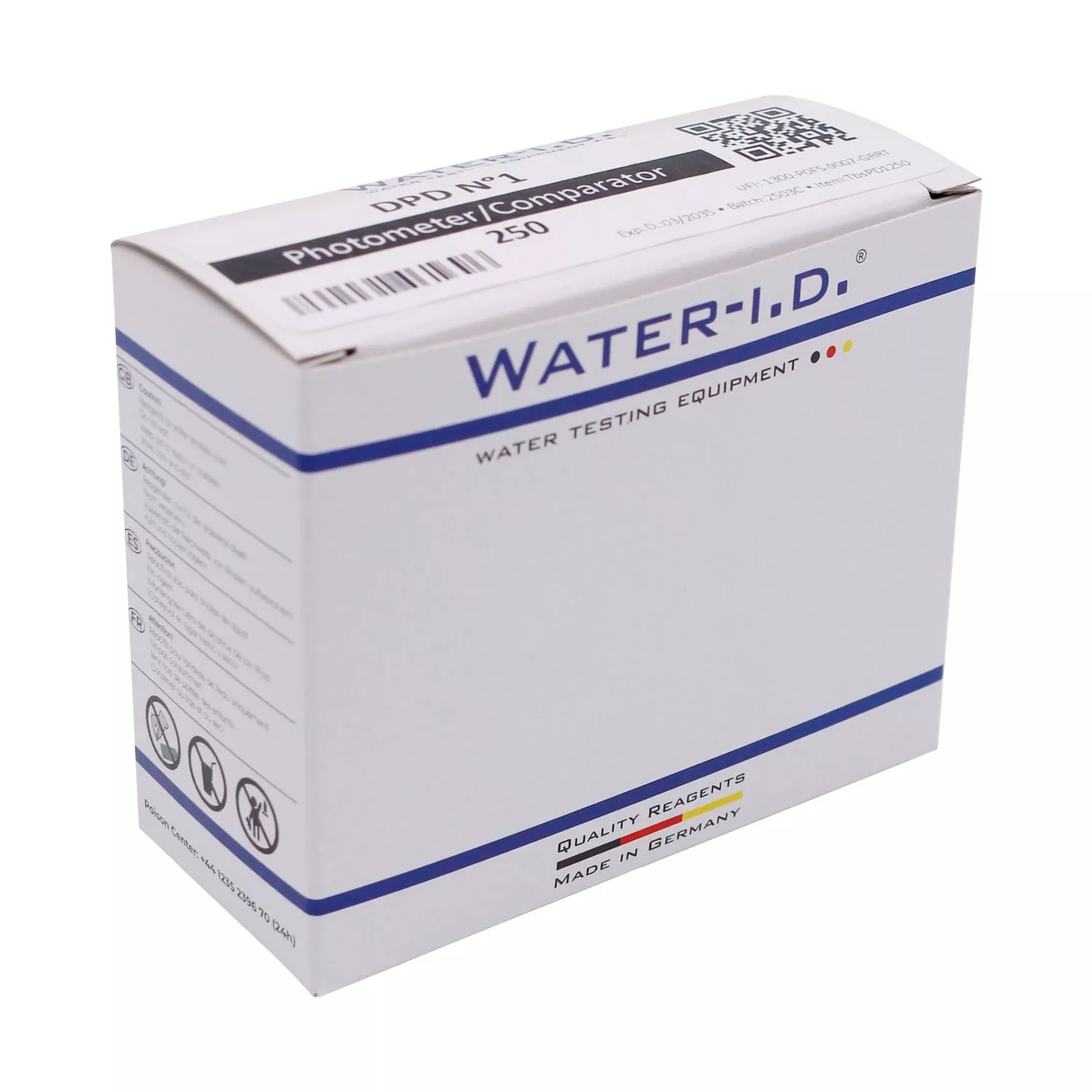 DPD No. 1 Testtabletten für Poollab - 250 Stk