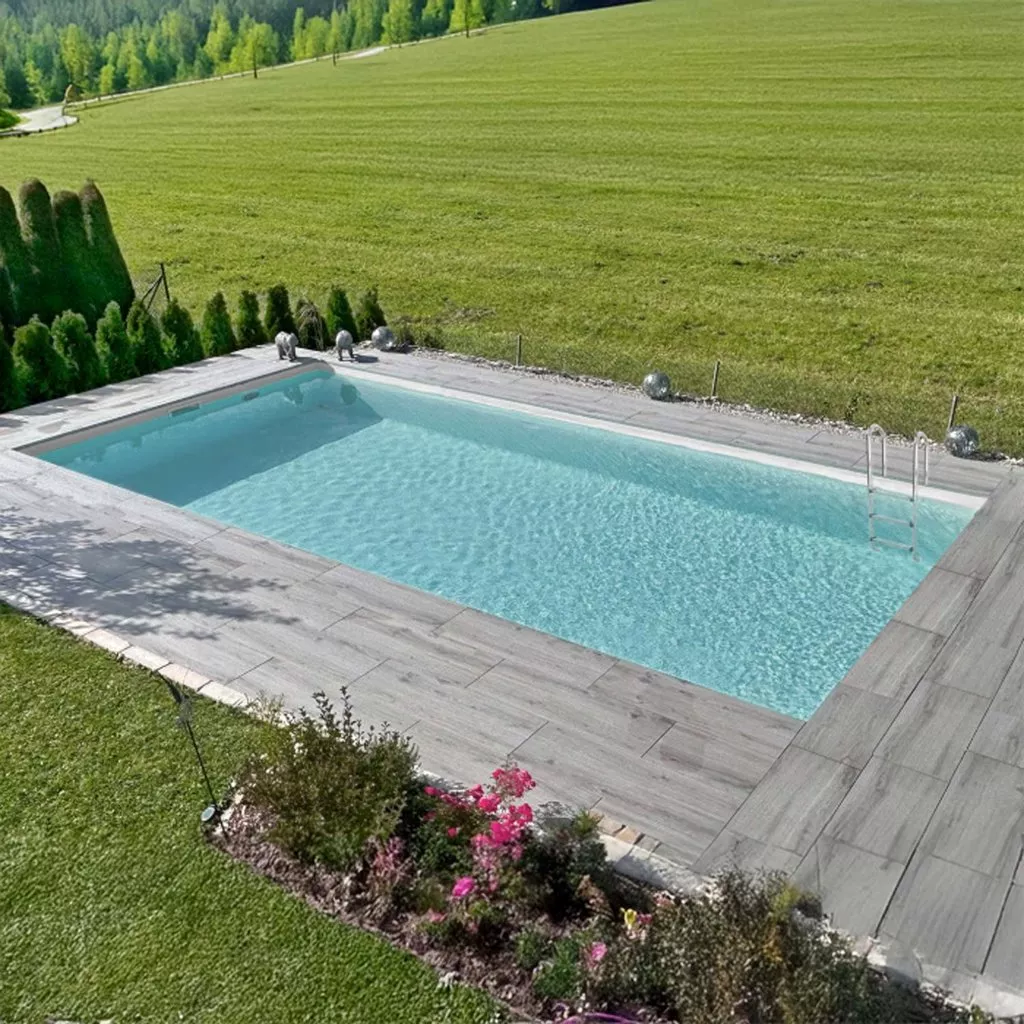 Oku Rechteck Styroporpool Prestige Weiß