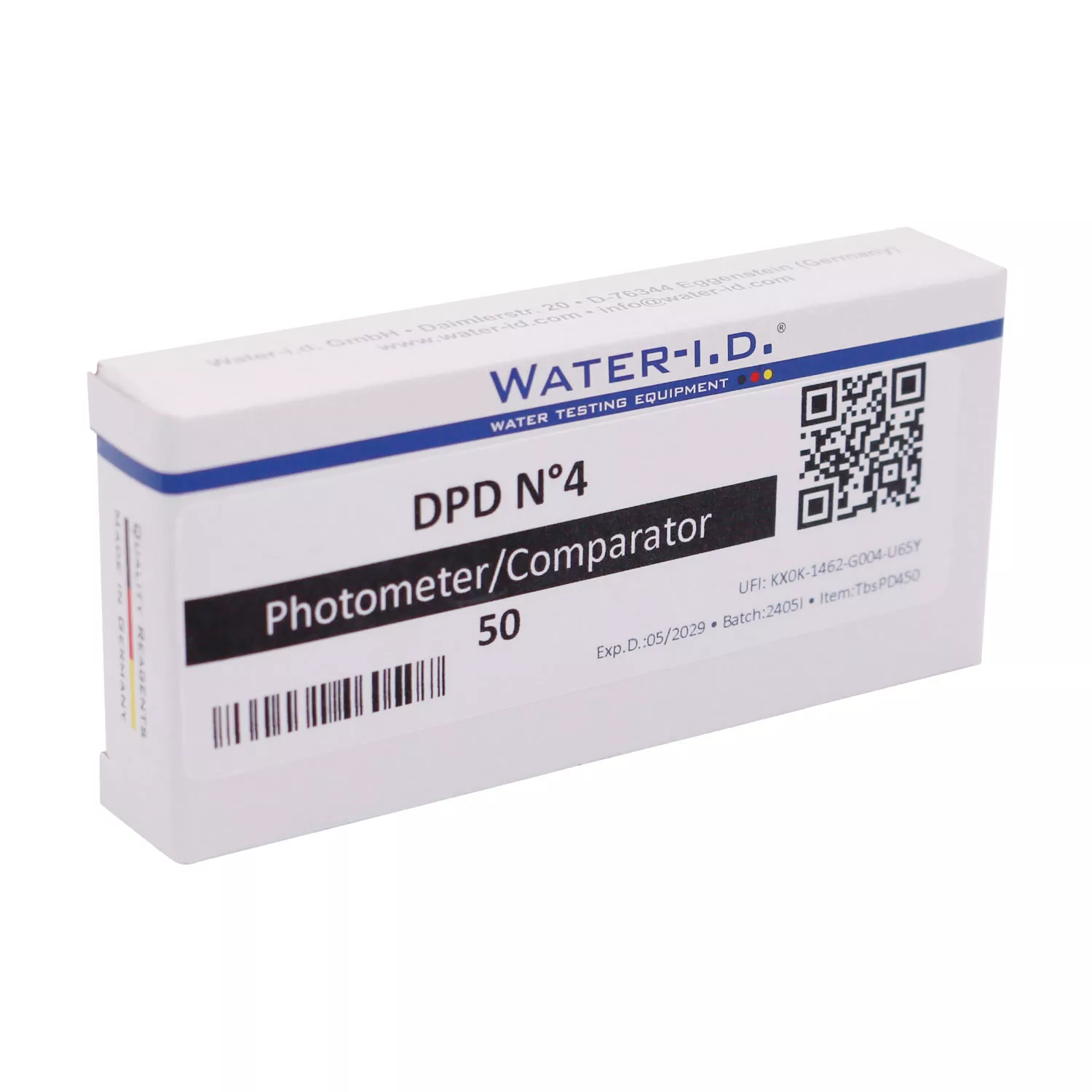 DPD No. 4 Testtabletten für Poollab - 50 Stk