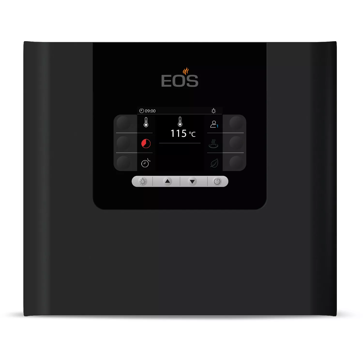 EOS Compact DP Saunasteuerung für finnische Saunaöfen Anthrazit