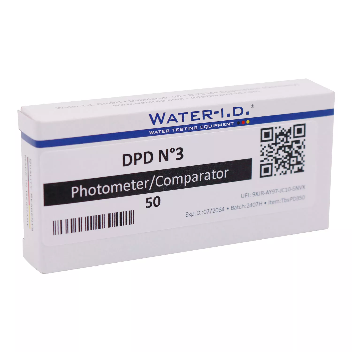 DPD No. 3 Testtabletten für Poollab - 50 Stk
