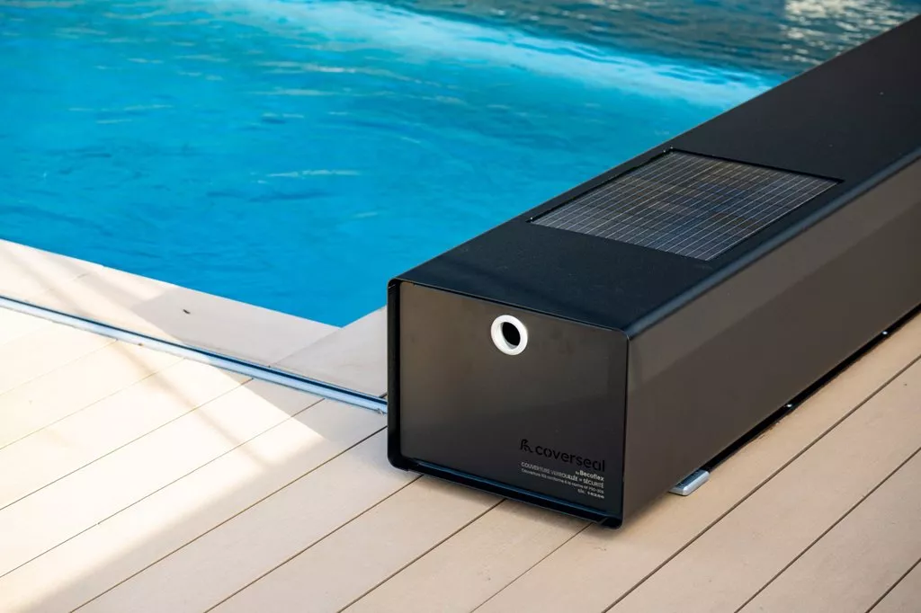 Coverseal elektrische Poolabdeckung - Tiefschwarz - 500 cm x 300 cm - ohne Montage