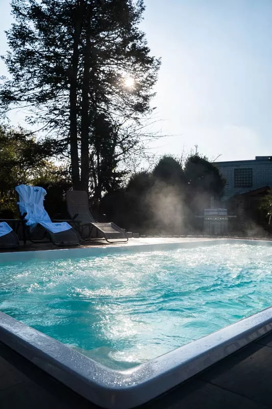 Warmes Poolwasser mit einer Wärmepumpe