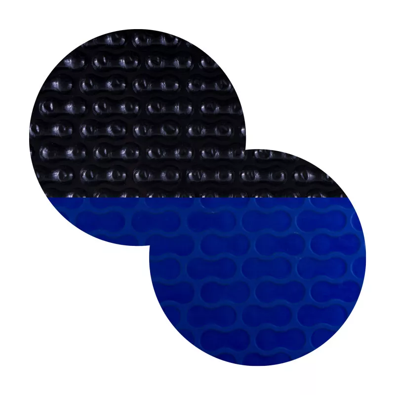 Solarfolie 4,60 x 7,25 m Achtform Blau Schwarz 400 GeoBubble