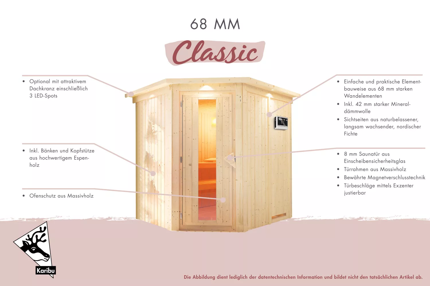 Karibu_Classic_Variado_Systemsauna_ohne_Saunaofen_und_bronzierte_Ganzglastuer_2 Karibu Classic Variado Systemsauna ohne Saunaofen und bronzierte Ganzglastür