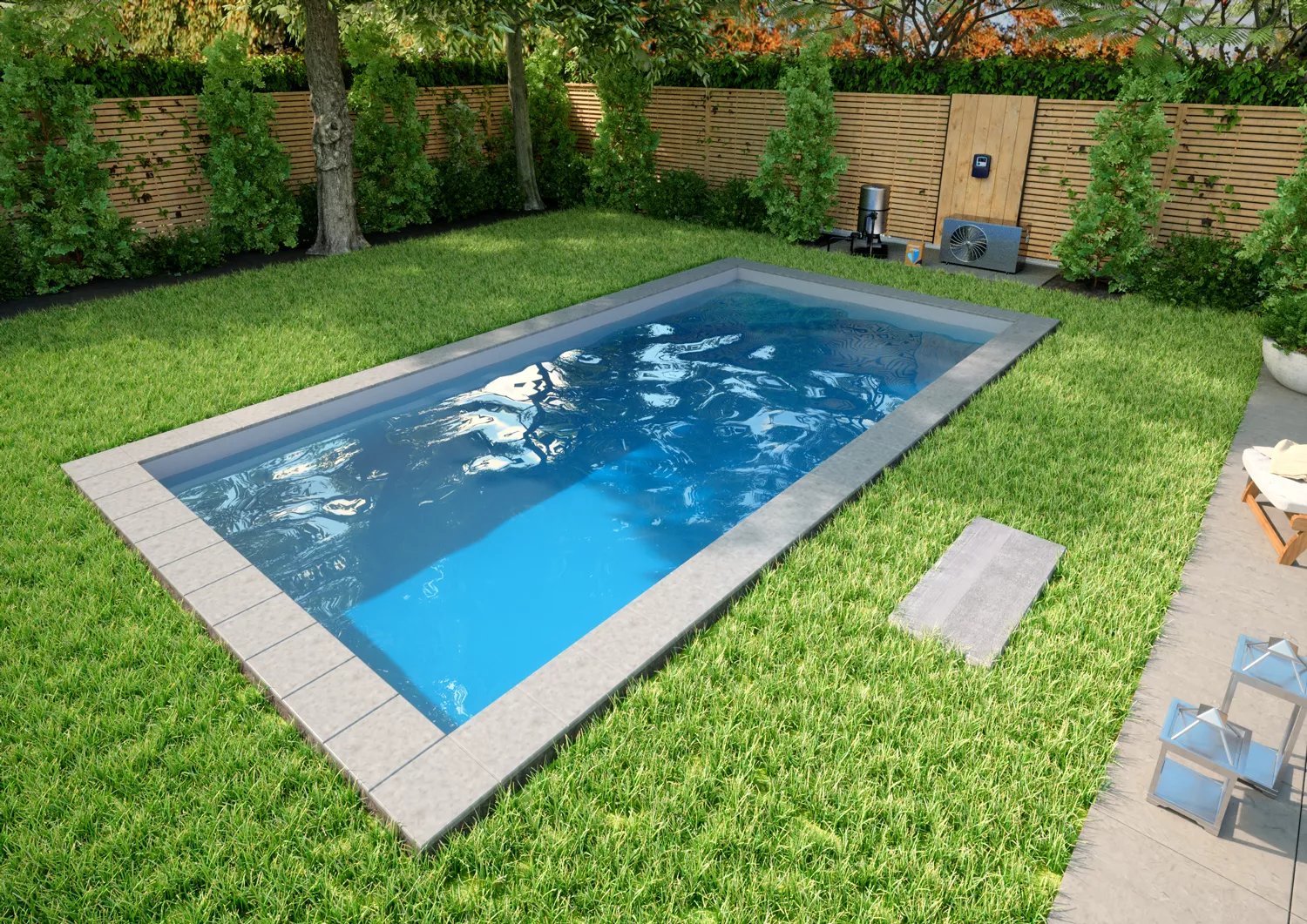 Styroporpool-Komplettset-Premium_hellgrau_oblique_1 Styroporpool Komplettset Premium Hellgrau mit Ecktreppe Oblique
