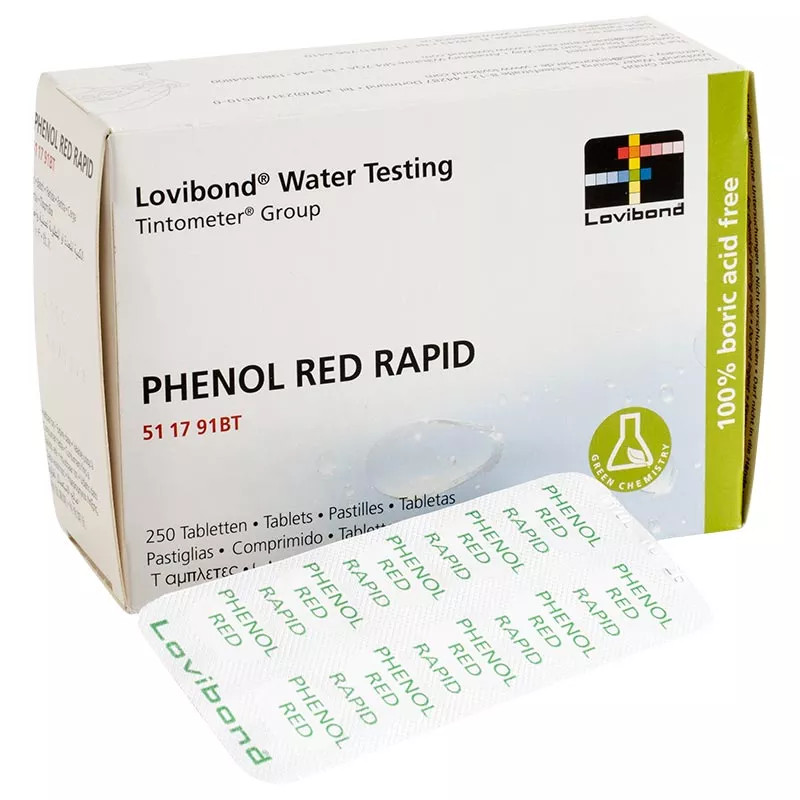 Lovibond Phenol Red Testtabletten pH für Pooltester - 250er Pack