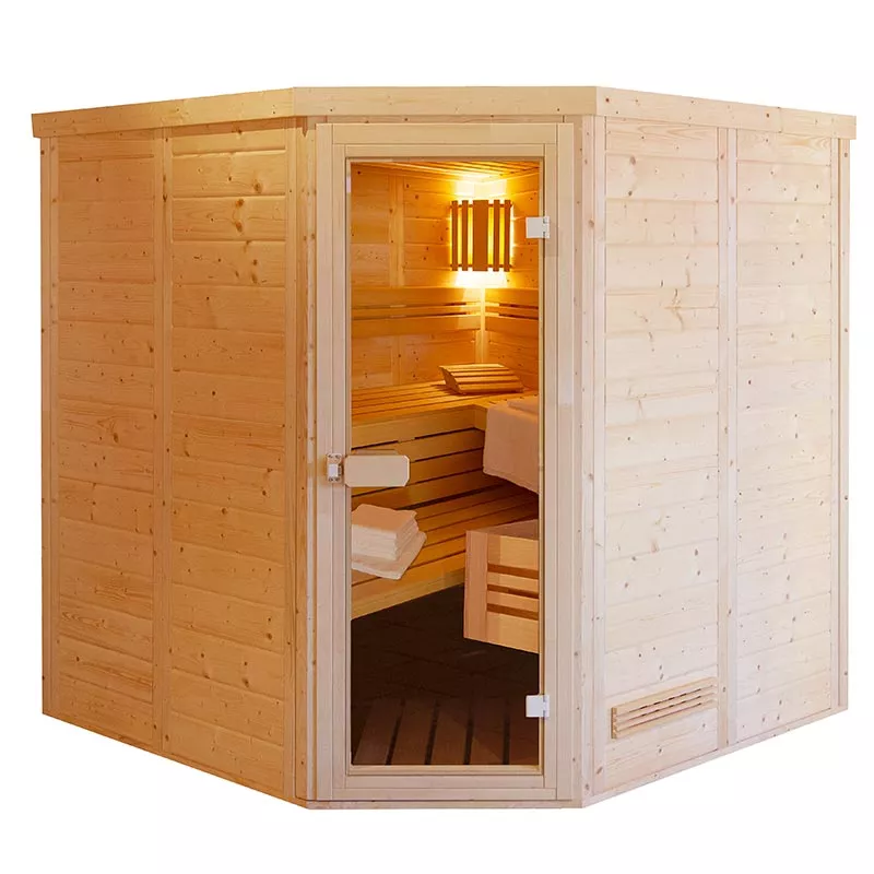 Blockbohlensauna-Rubin-5-Eck_1 Blockbohlensauna Rubin 5-Eck 1,97 x 1,97 x 2,05 m