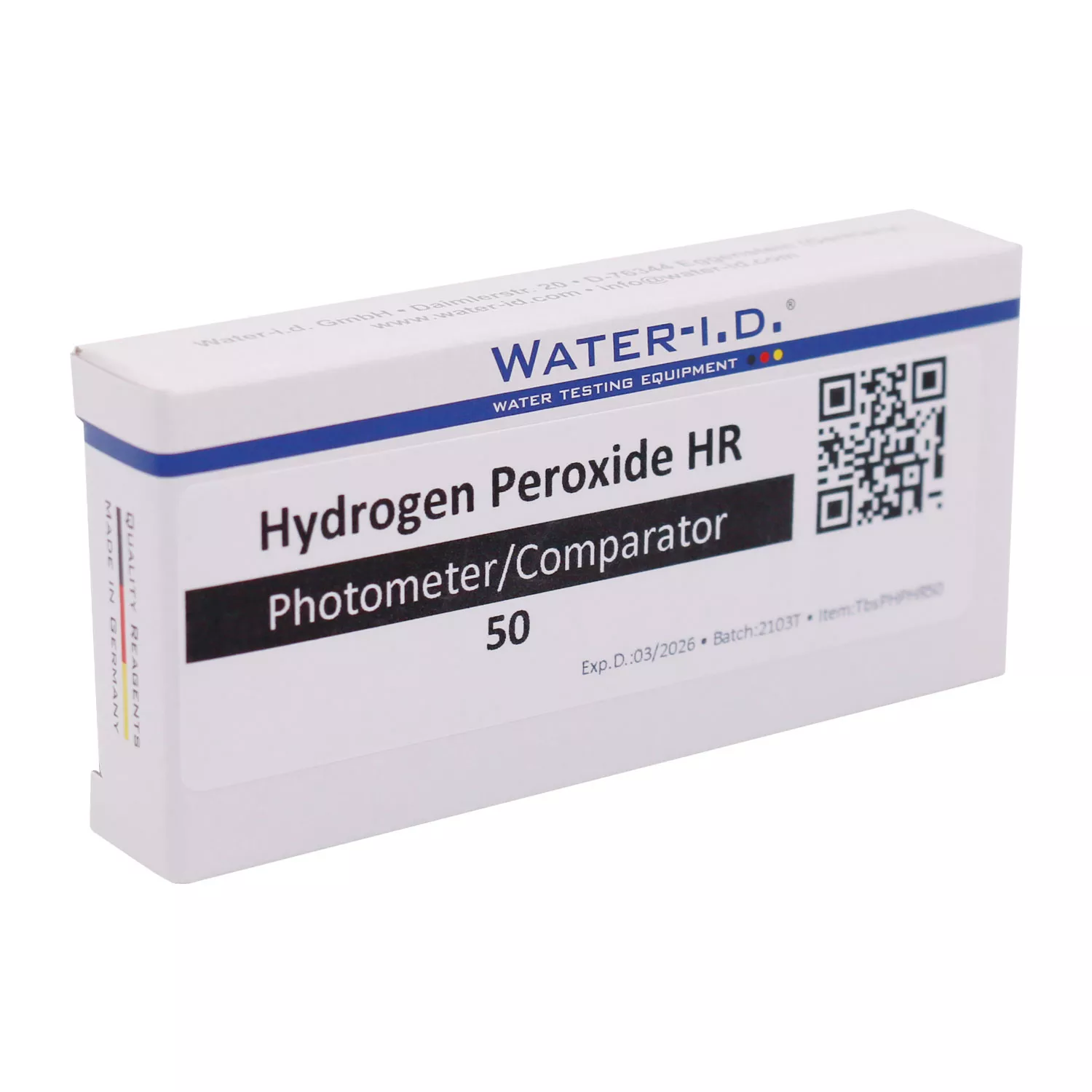 50 Powder-Pillows Hyd. Peroxide HR für Photometer und Poollab