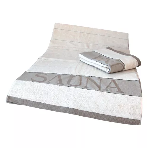 XXL Saunahandtuch natur 220 x 75 cm 
