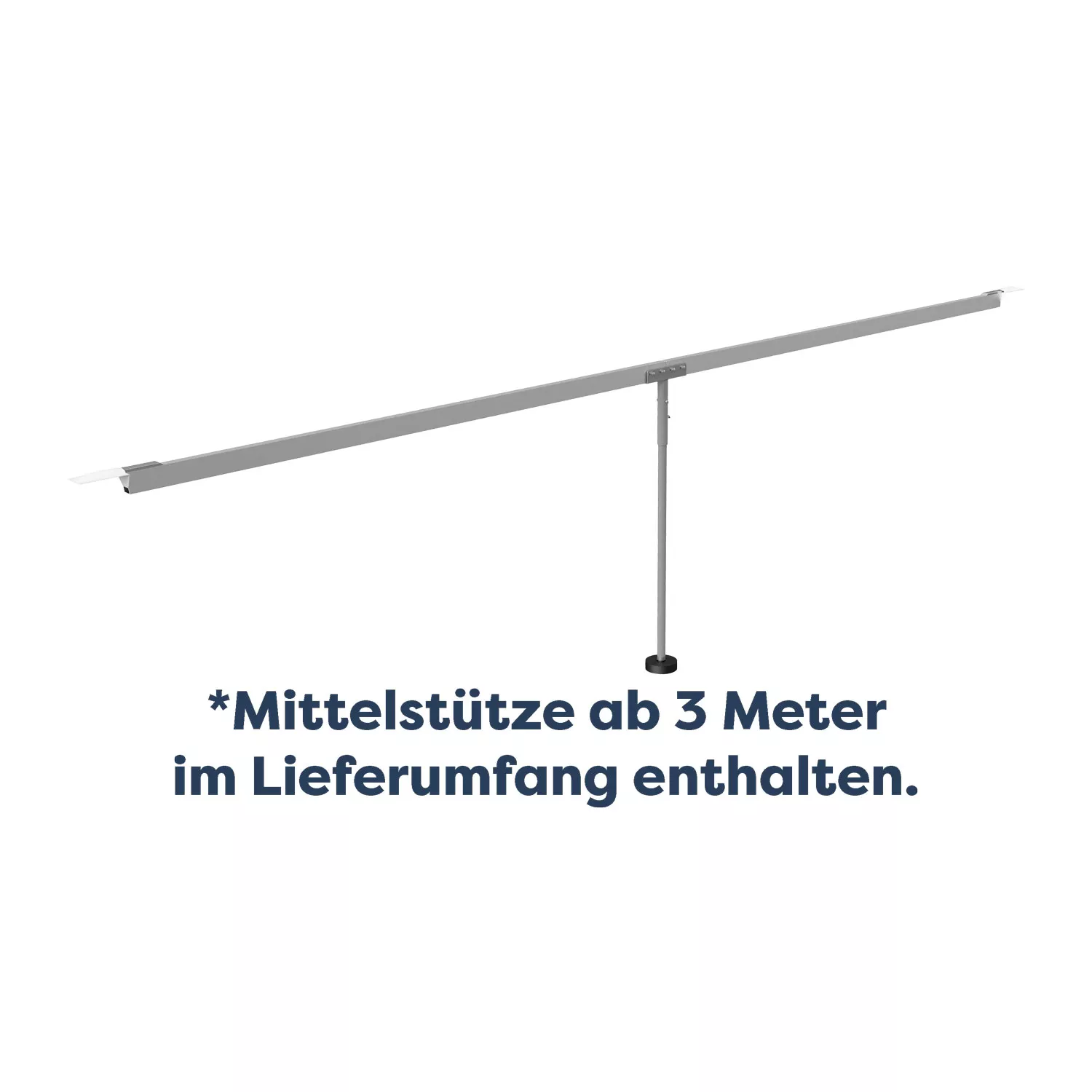 Schneeträger Längs-Anordnung für Multiversal / NovaTrend (auch K-Modelle) pro lfm.
