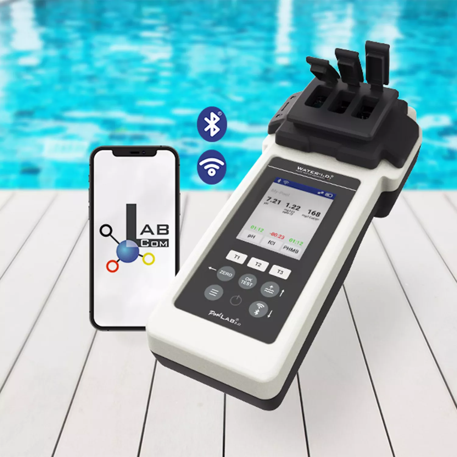 Water-I.D. PoolLab 2.0 Photometer Pooltester 