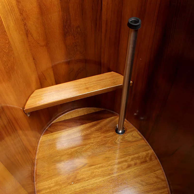 Sauna Tauchbecken Kambala 100 x 72 cm außen naturbelassen, innen transparent hygieneversiegelt