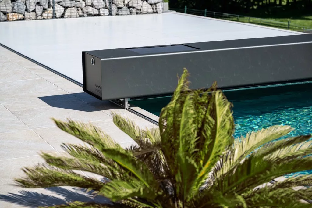 Coverseal elektrische Poolabdeckung - Tiefschwarz - 500 cm x 300 cm - ohne Montage