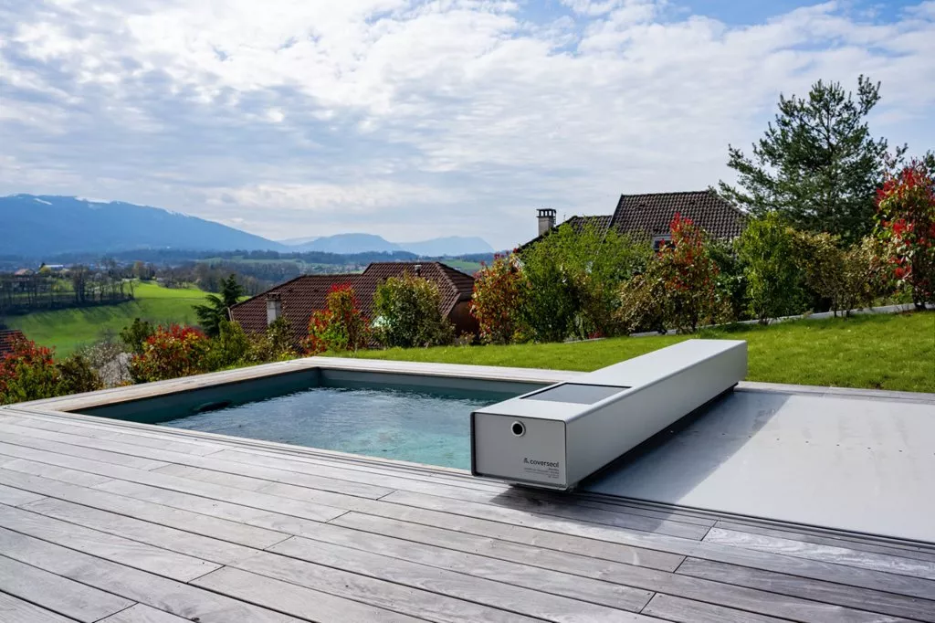 Coverseal elektrische Poolabdeckung - Tiefschwarz - 500 cm x 300 cm - ohne Montage