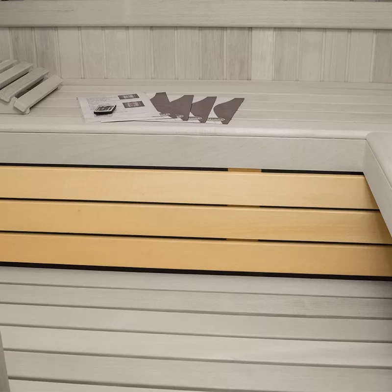 10261 Sauna Zwischenbankverkleidung Abachi per lfd. m