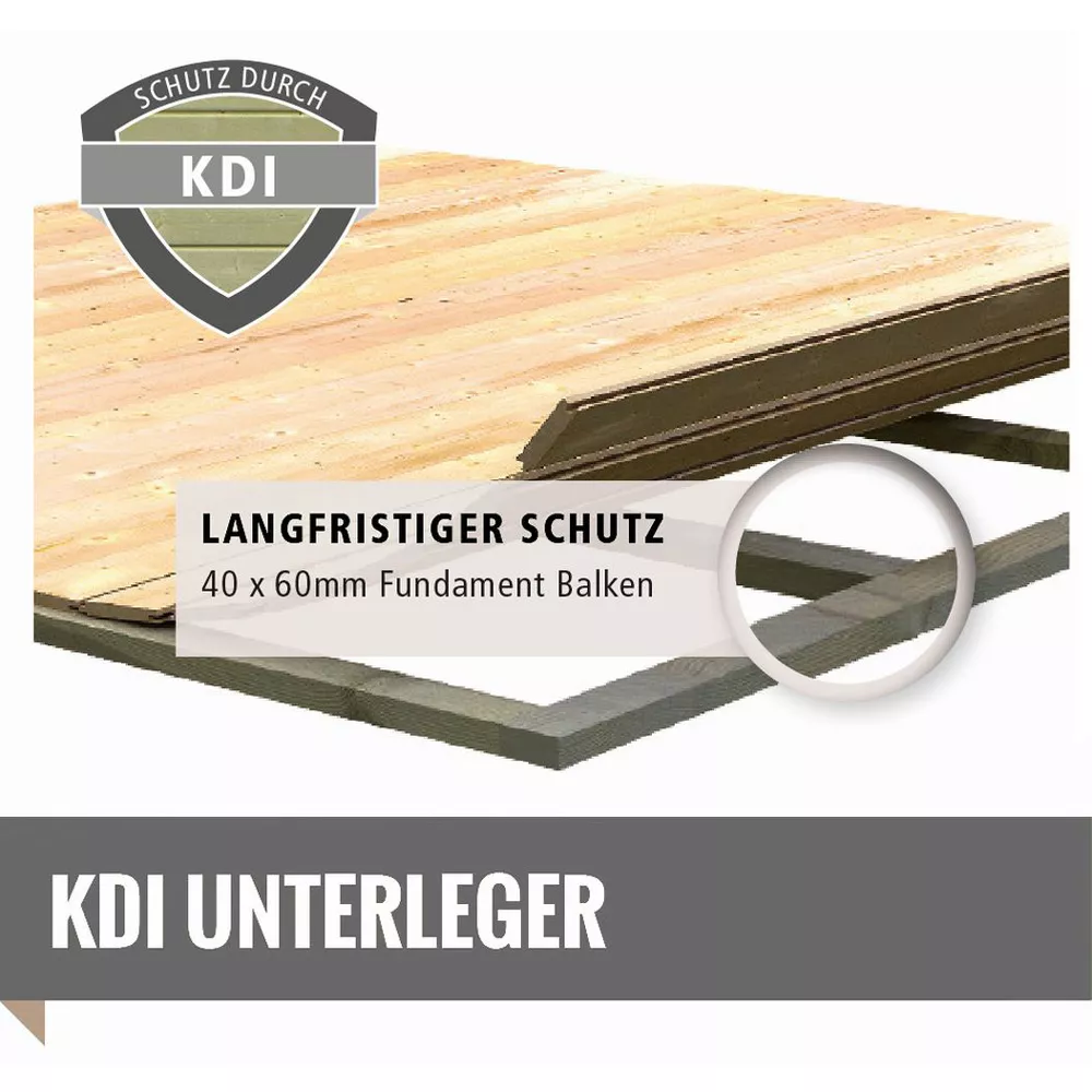 kdi_unterleger_langfristiger_schutz Karibu Comfort Mainburg Bio Außensauna terragrau