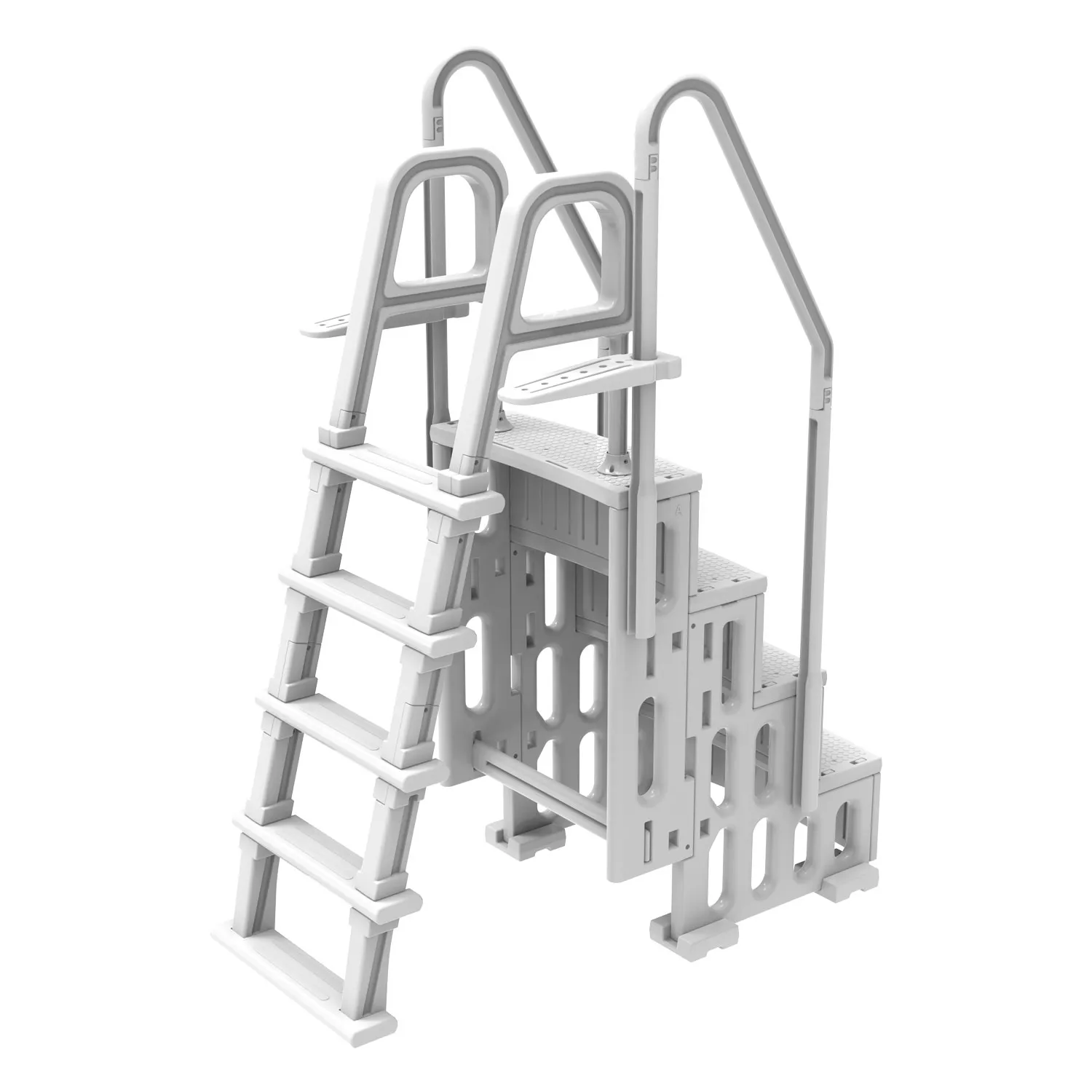 Oku Kunststoff Pooltreppe für Aufstellpools