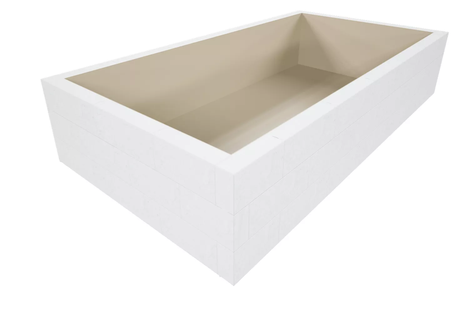 Styroporpool Sand - Rohdichte 30 g/L - 500 x 300 x 150 cm