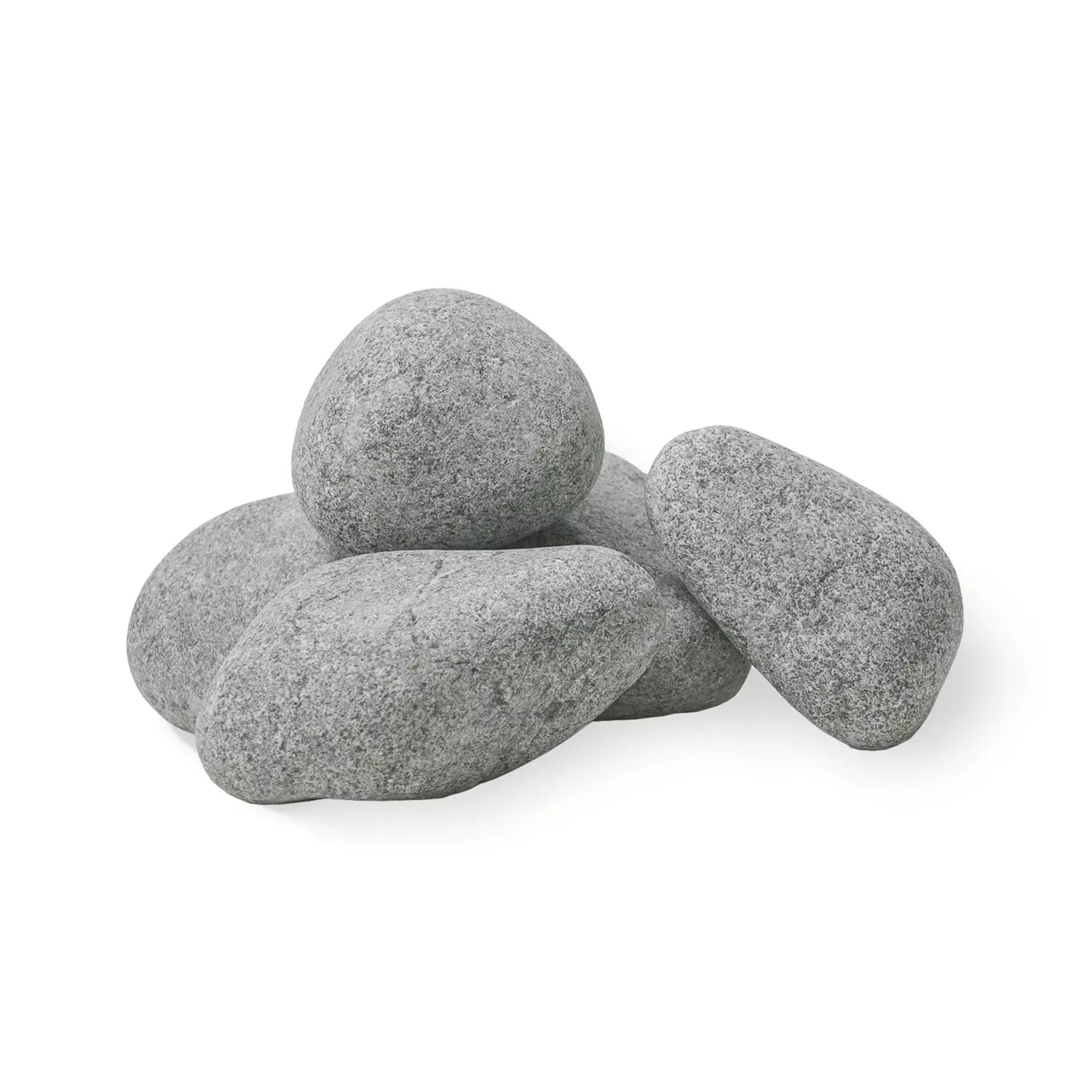 HUUM runde Saunasteine 15 kg - 5-10 cm