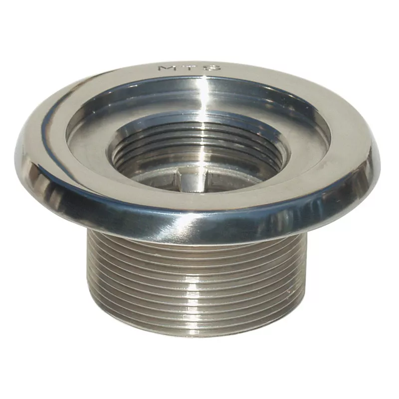 MTS3024 MTS UNI SET Grundelement V4A für Beton- und Fertigbecken - 2 Zoll Außengew. x 1 1/2 Zoll Innengew. x 40 mm Variante wählen: 2 Zoll Außengew. x 1 1/2 Zoll Innengew. x 40 mm