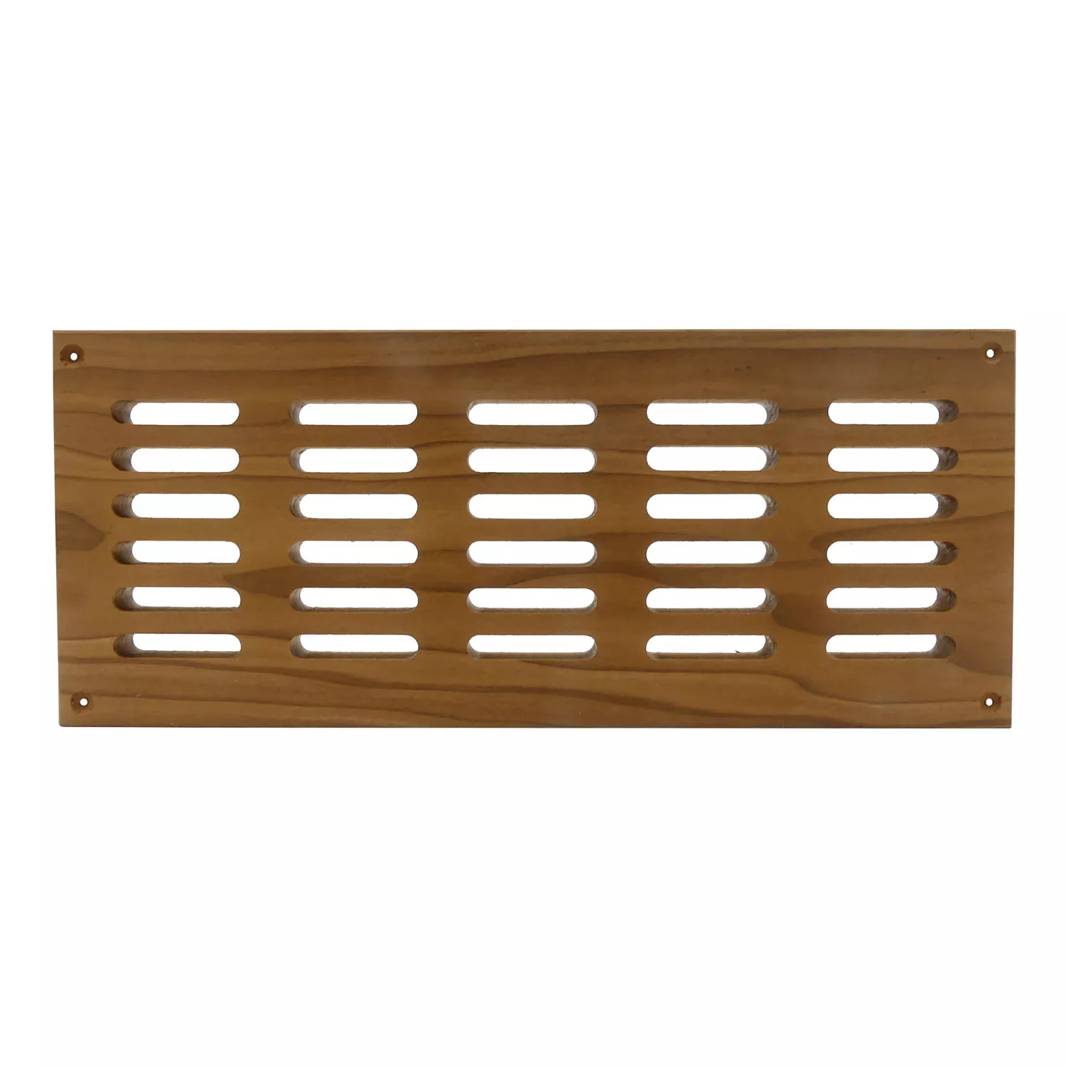 Sauna Lüftungsgitter rechteckig dunkel 
