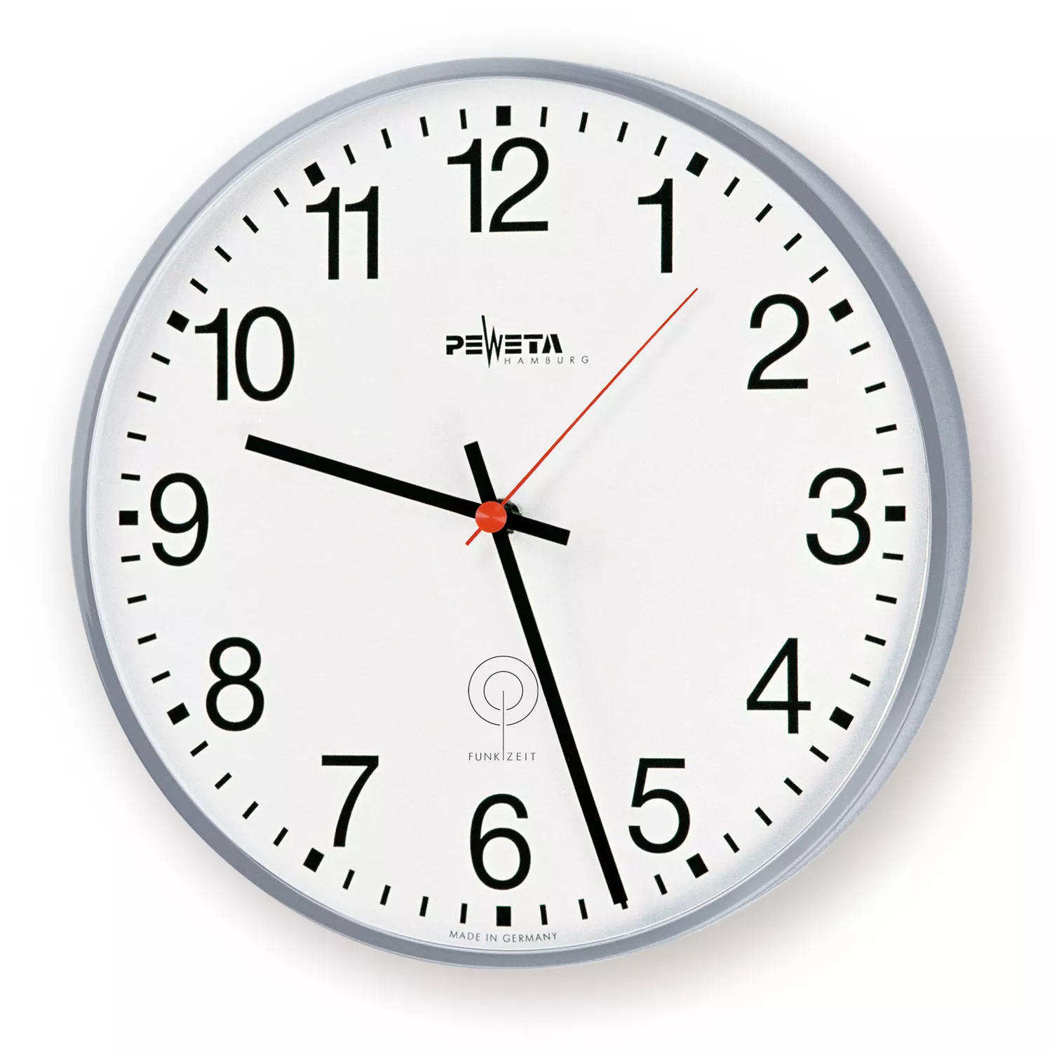 Peweta-Funkuhr-Typ-250-silber Peweta Funkuhr Typ 250 silber