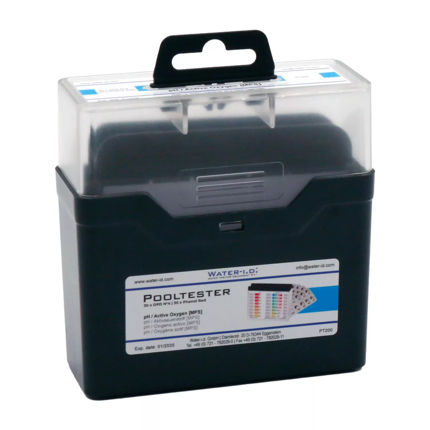 Water-I.D. Pooltester pH und Aktivsauerstoff