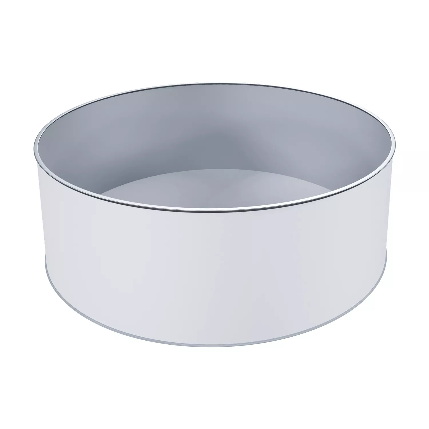 Stahlwandpool Rund Grau mit Alu Handlauf - D 4,00 m, Tiefe 1,20 m