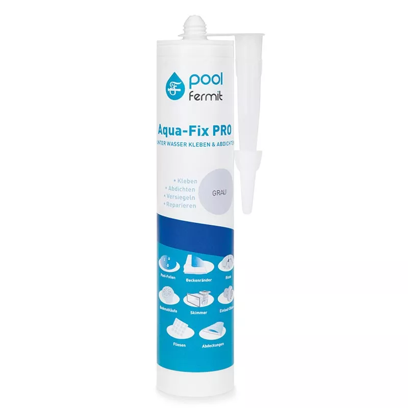 09104_pic1 Fermit Aqua-Fix PRO MS-Polymer Kartusche grau 290 ml