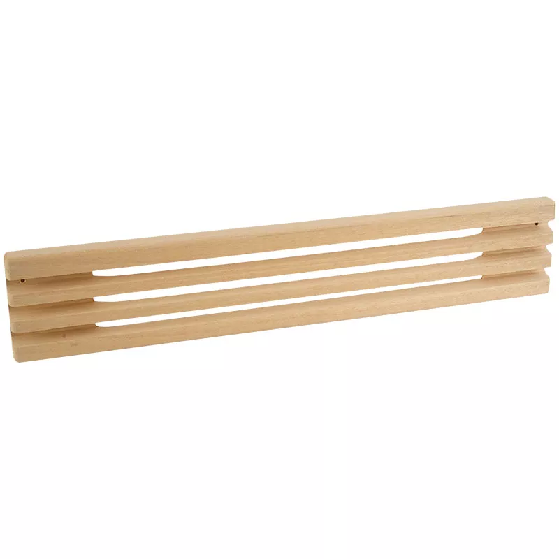 Sauna Zuluftgitter Abachi Holz 