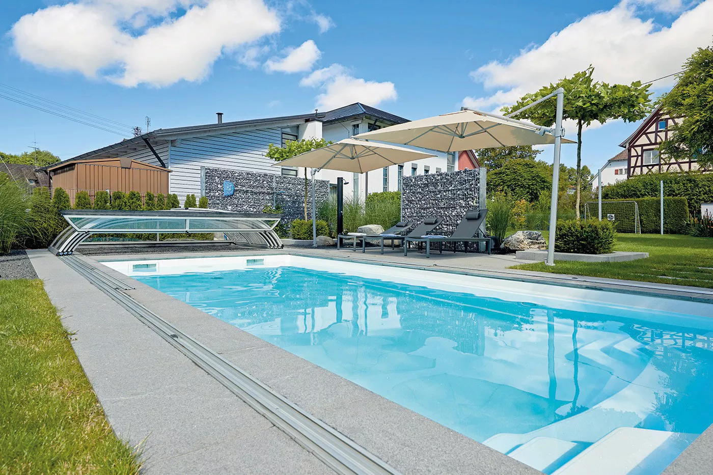 Novacomet Erato 1000 GFK-Fertigbeckenset 