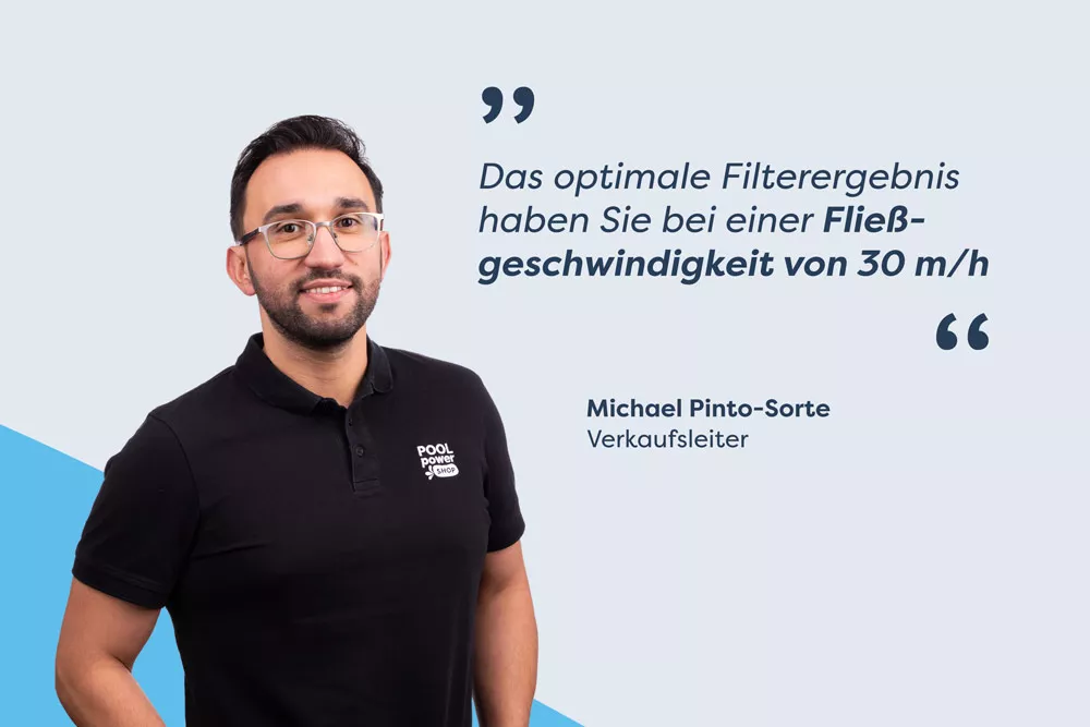 Expertenmeinung zu Filter Fließgeschwindigkeit